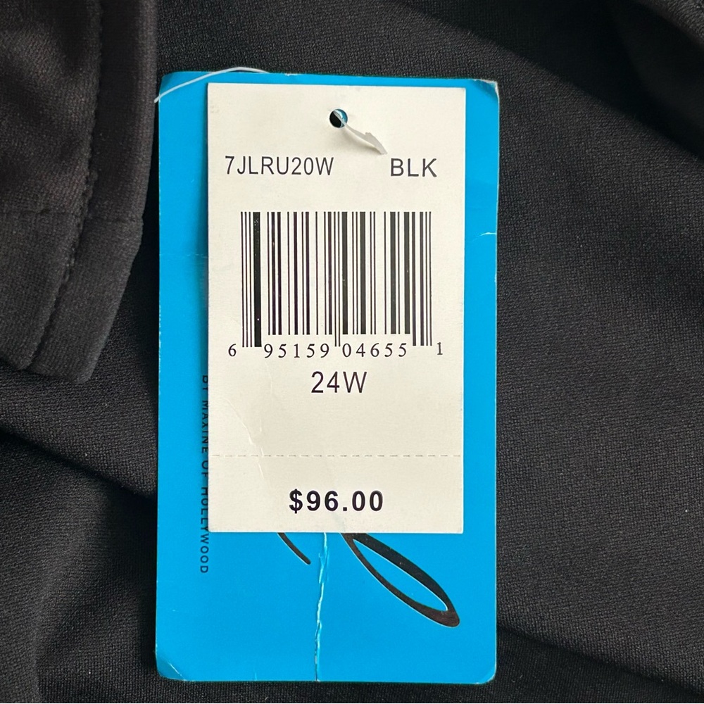 Azul by Maxine of Hollywood Plus Size Black Swimsuit - Picture 4 of 5